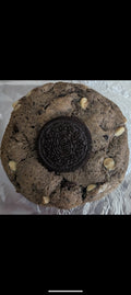 OREO cookies:

"Oreo cupcake topped with whole Oreo cookie"
"Large chunky Oreo cupcake with white chocolate"