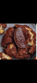 CHOCOLATE ORANGE COOKIE:

"Terry's Chocolate Orange cookie"
"Handmade chocolate orange cookie with Terry's pieces