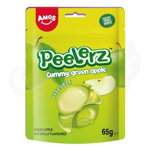 Amos Peelerz Gummy Green Apple 65g