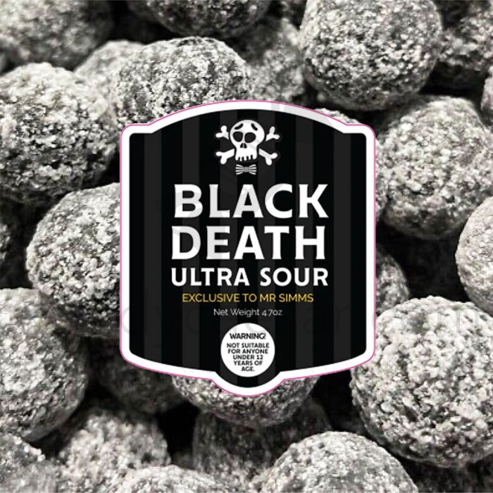 Black Death Ultra Sour Sweets