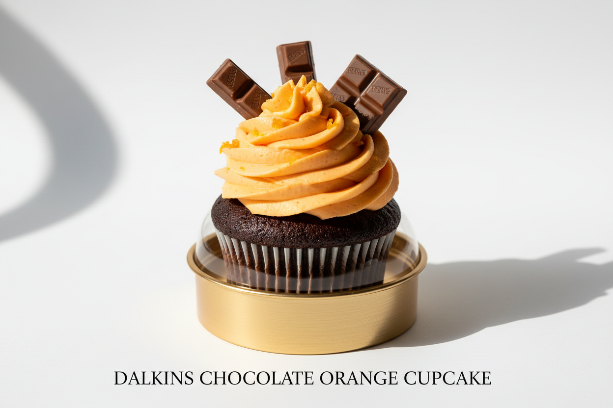 DALKINS CHOCOLATE ORANGE CUPCAKE